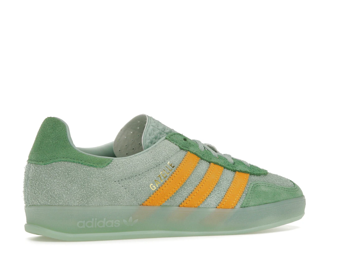 adidas Gazelle Indoor Hazy Green Crew Yellow (Women's)