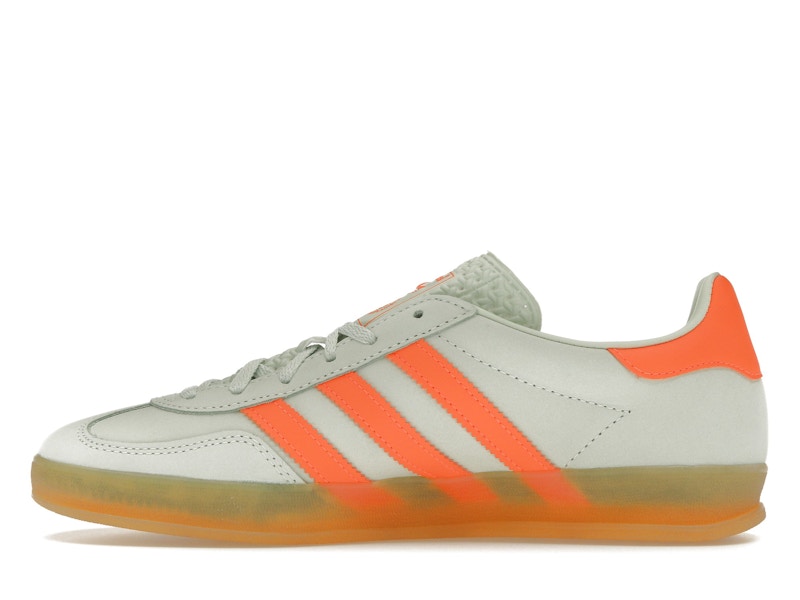 adidas Gazelle Indoor Linen Green Solar Orange (Women's)
