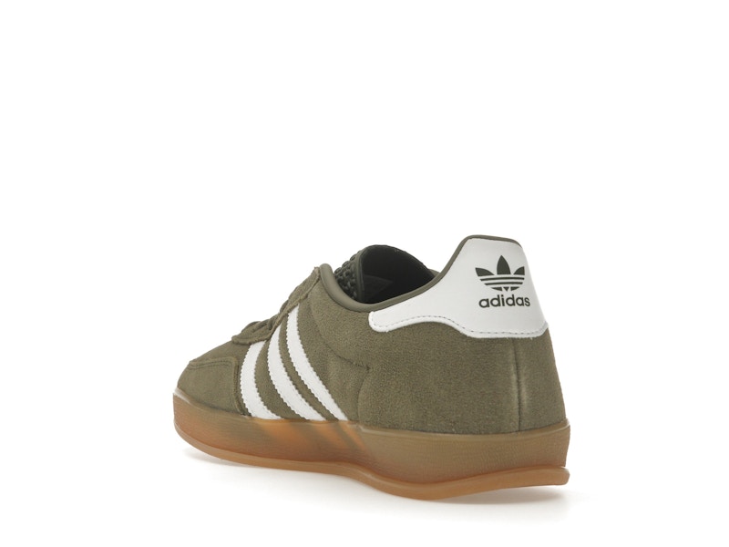 adidas Gazelle Indoor Olive Strata Cloud White Gum