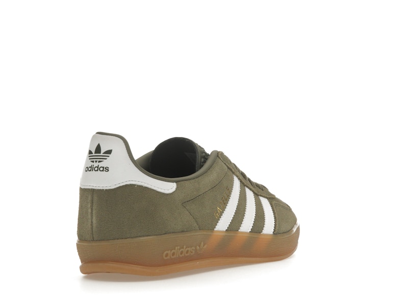 adidas Gazelle Indoor Olive Strata Cloud White Gum