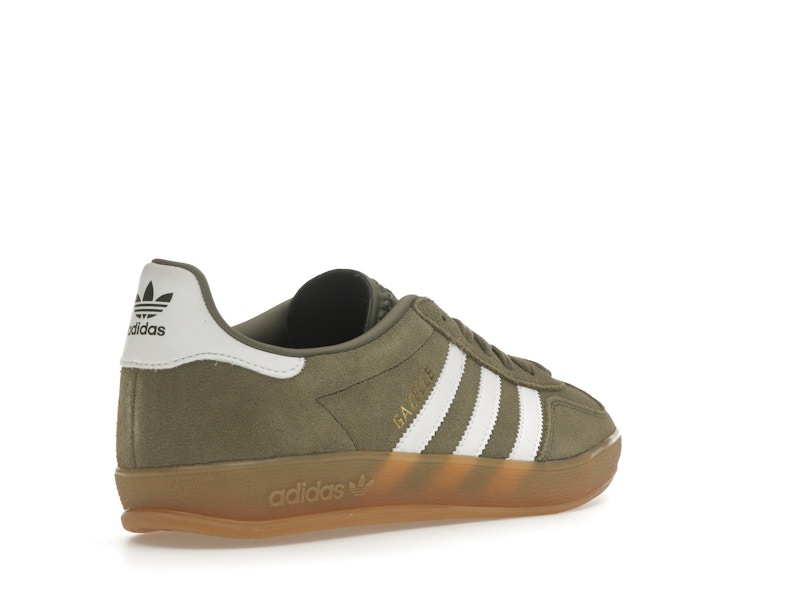 adidas Gazelle Indoor Olive Strata Cloud White Gum