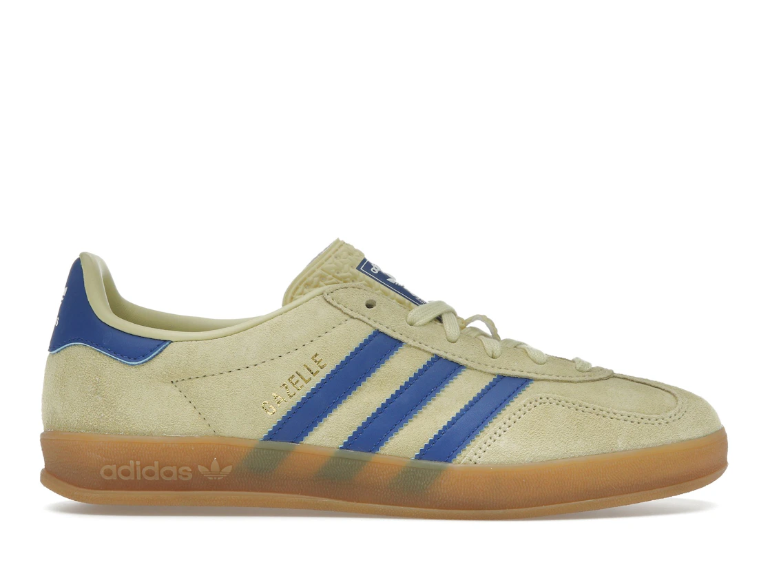 adidas Gazelle Indoor Powder Yellow Royal Blue