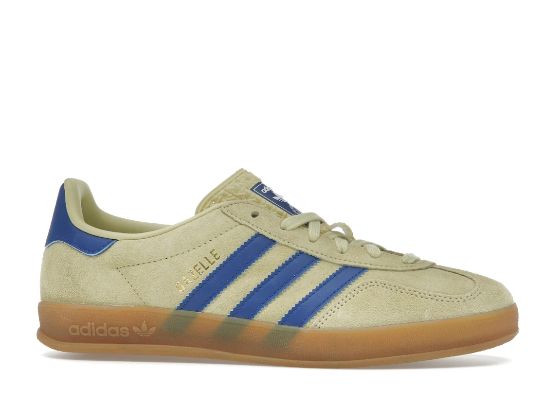 adidas Gazelle Indoor Powder Yellow Royal Blue