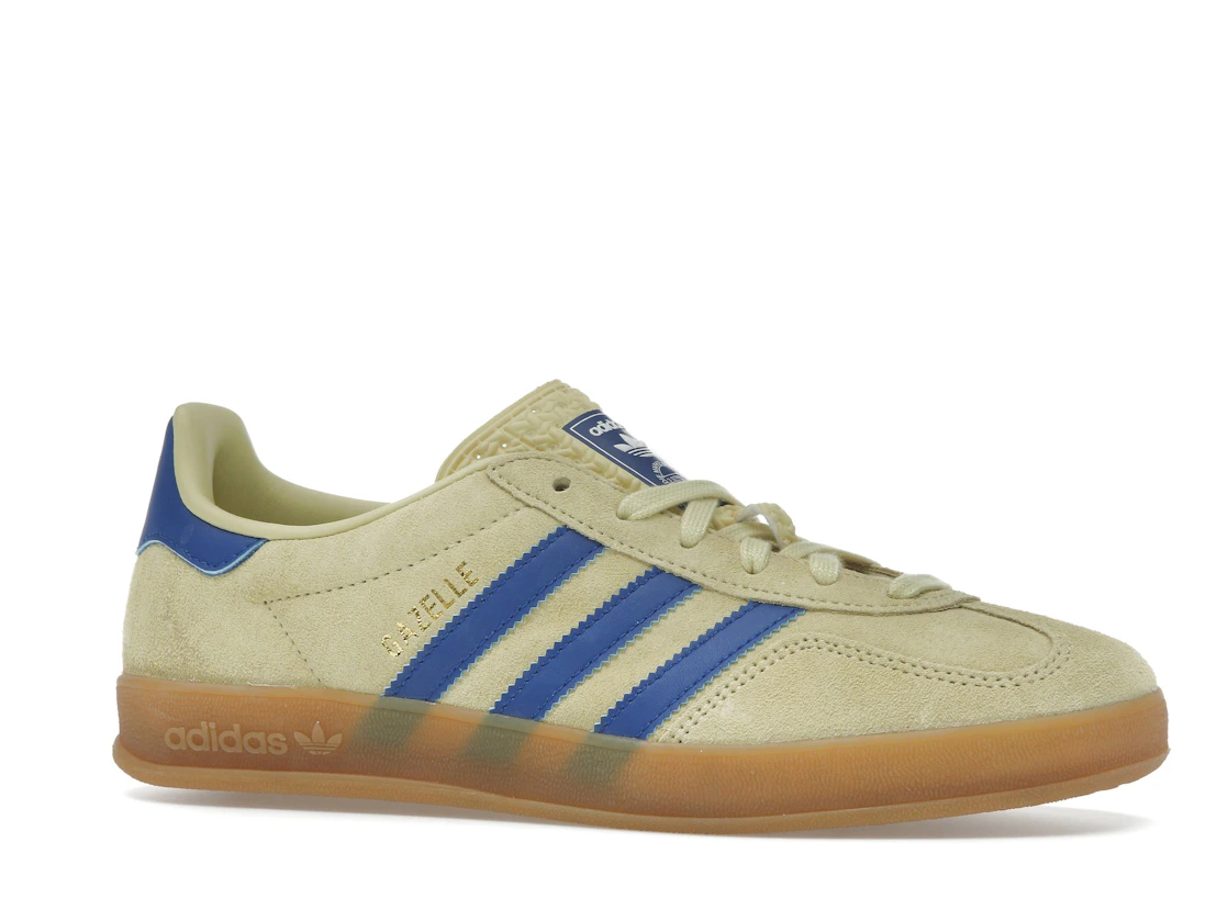 adidas Gazelle Indoor Powder Yellow Royal Blue