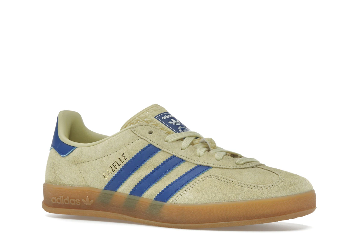 adidas Gazelle Indoor Powder Yellow Royal Blue