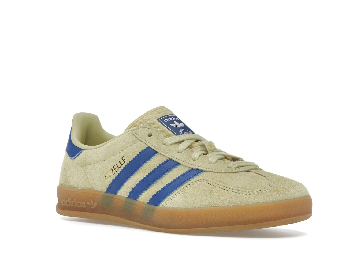adidas Gazelle Indoor Powder Yellow Royal Blue