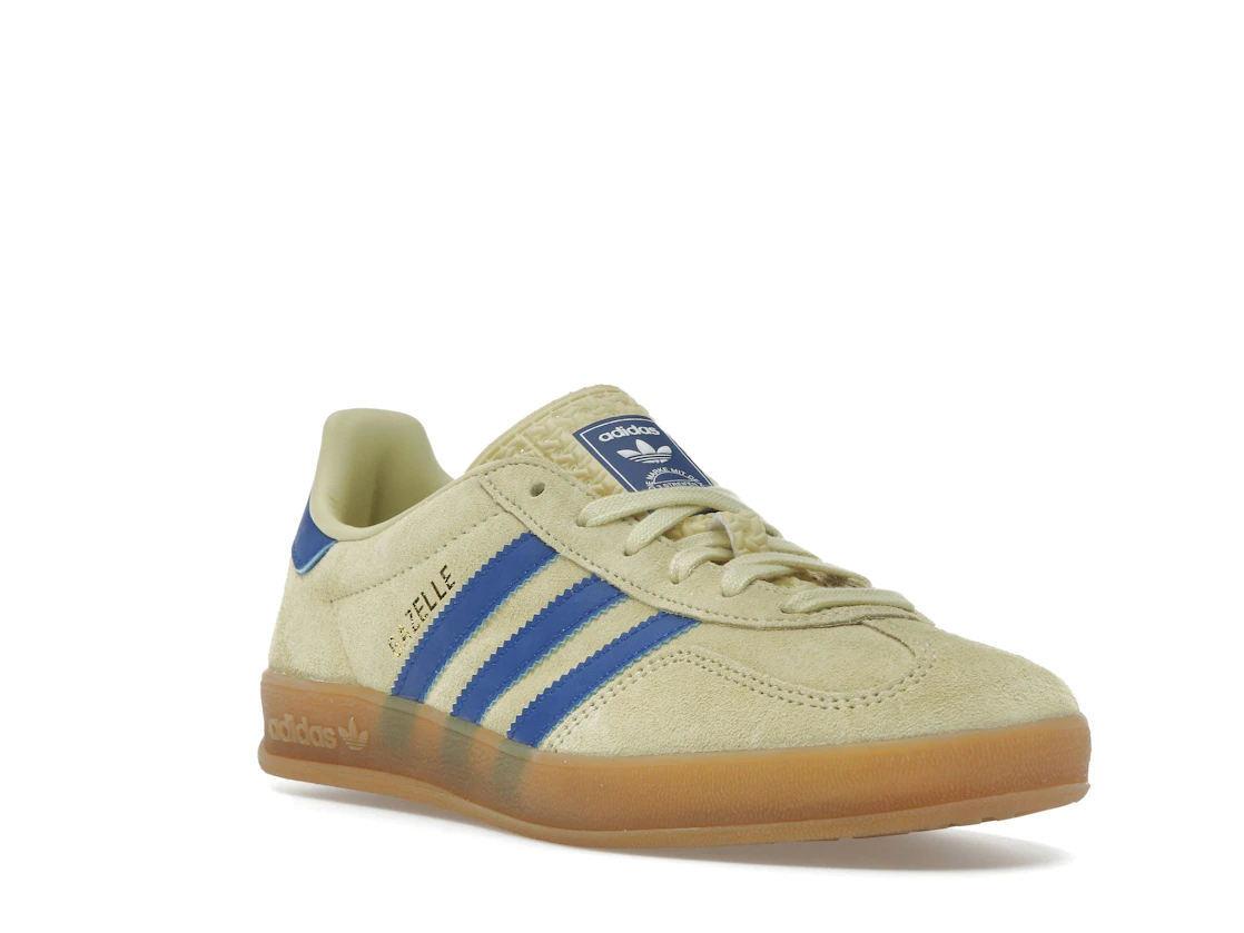 adidas Gazelle Indoor Powder Yellow Royal Blue