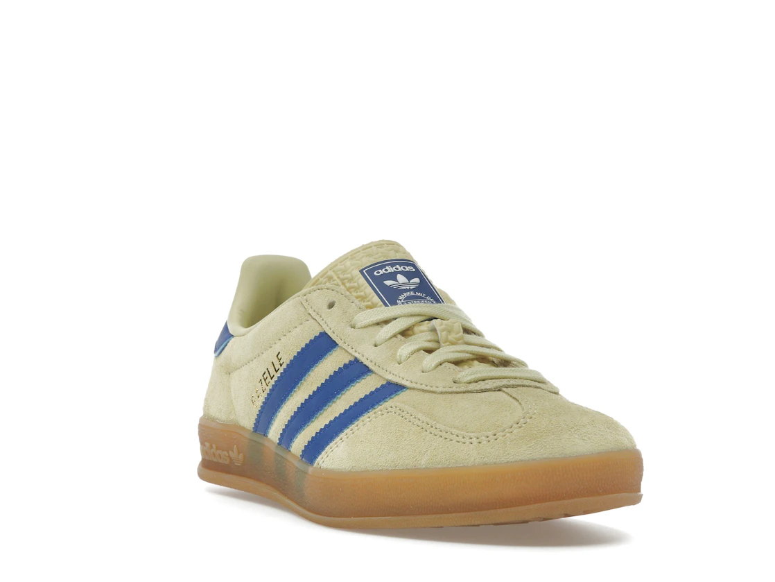 adidas Gazelle Indoor Powder Yellow Royal Blue