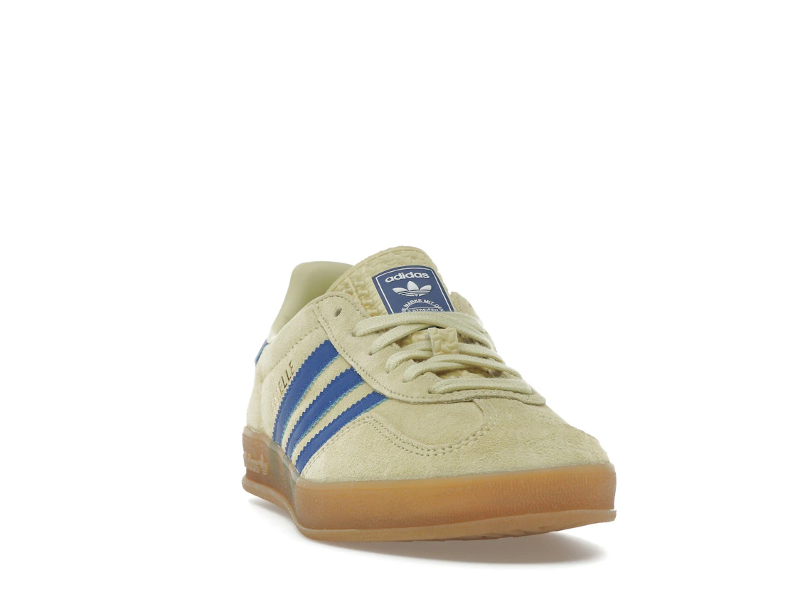 adidas Gazelle Indoor Powder Yellow Royal Blue