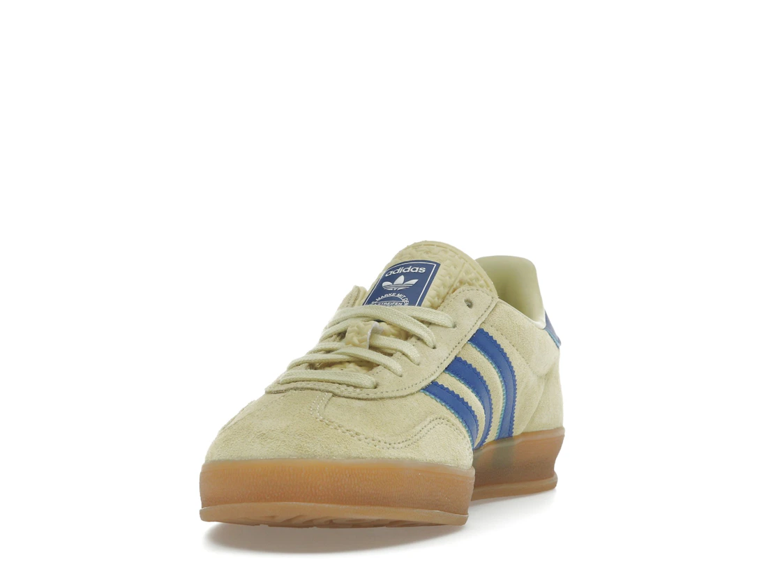 adidas Gazelle Indoor Powder Yellow Royal Blue