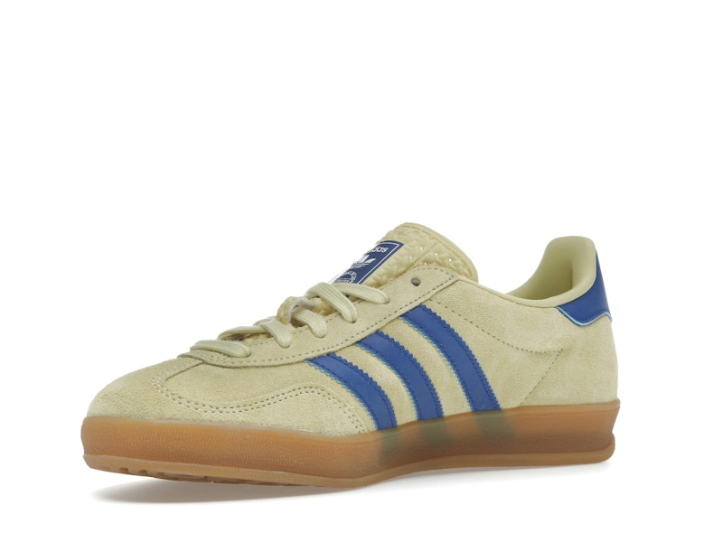adidas Gazelle Indoor Powder Yellow Royal Blue