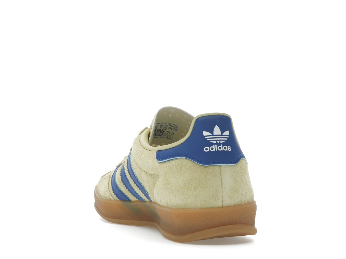 adidas Gazelle Indoor Powder Yellow Royal Blue