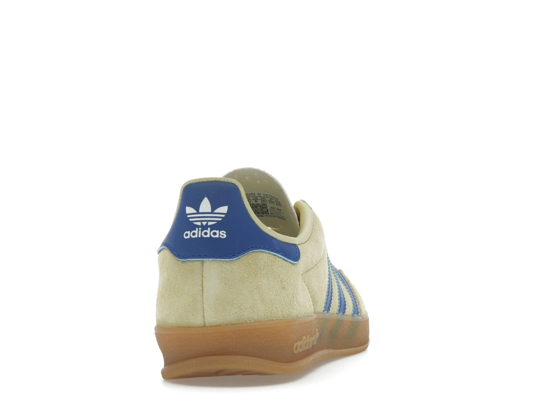 adidas Gazelle Indoor Powder Yellow Royal Blue