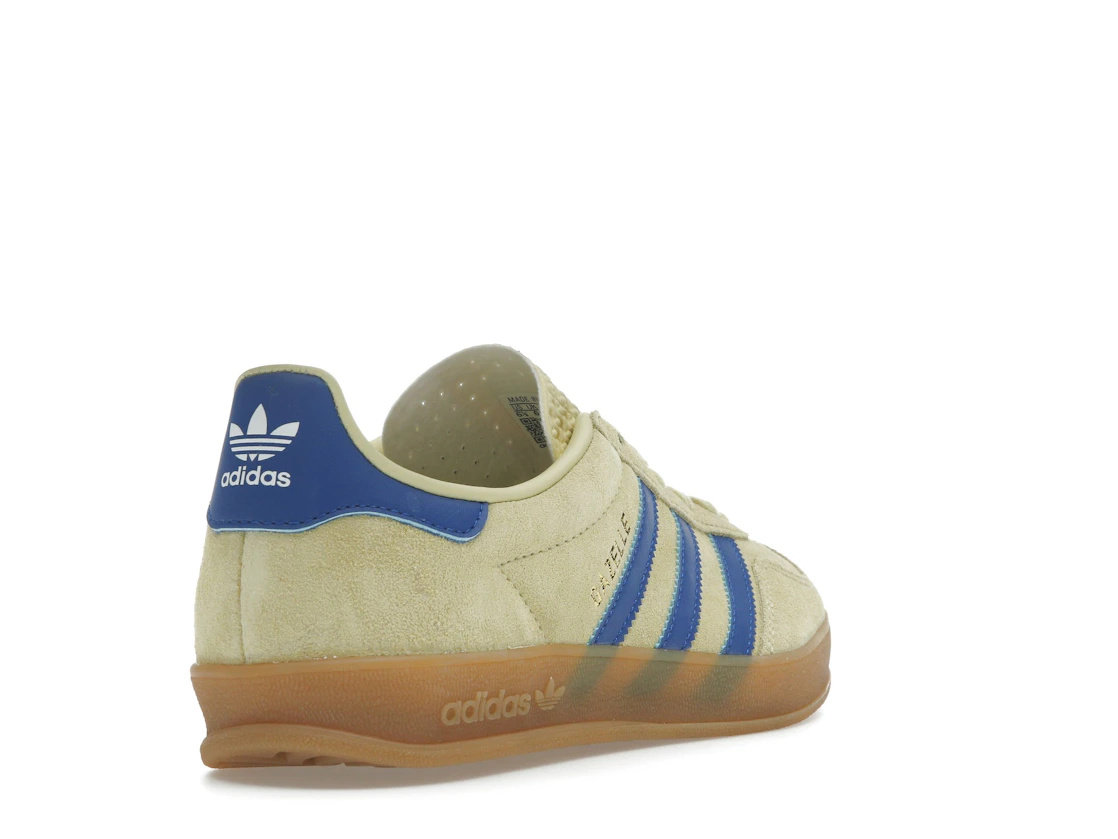adidas Gazelle Indoor Powder Yellow Royal Blue