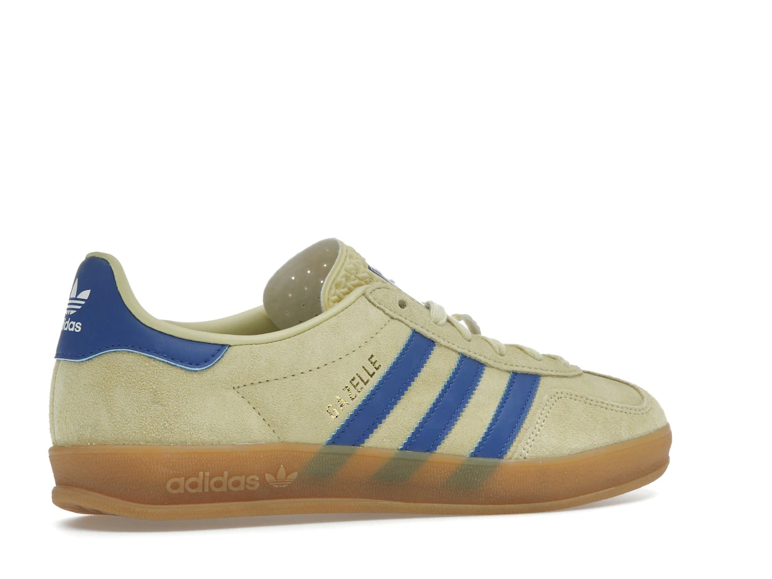 adidas Gazelle Indoor Powder Yellow Royal Blue