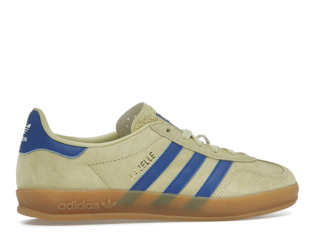 adidas Gazelle Indoor Powder Yellow Royal Blue