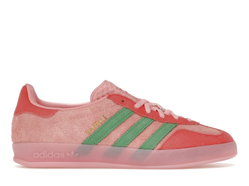 adidas Gazelle Indoor en rosa claro brillante y escarlata Preloved de mujer IG6782 US