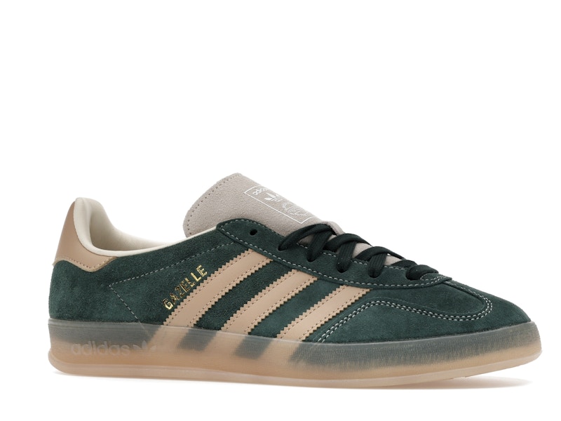 adidas Gazelle Indoor Shadow Green Warm Sandstone