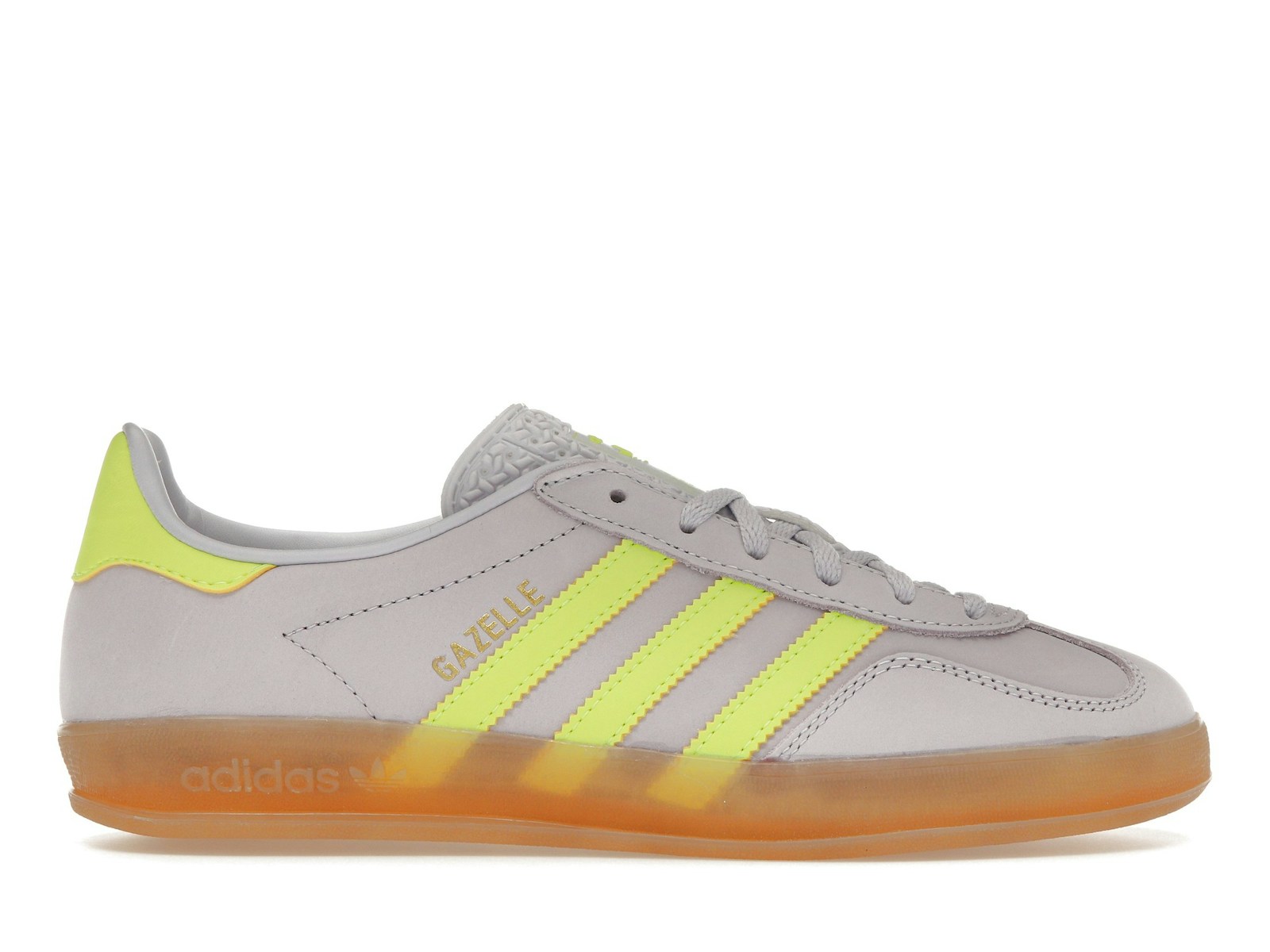 Adidas Gazelle Indoor Silver Dawn Solar Yellow