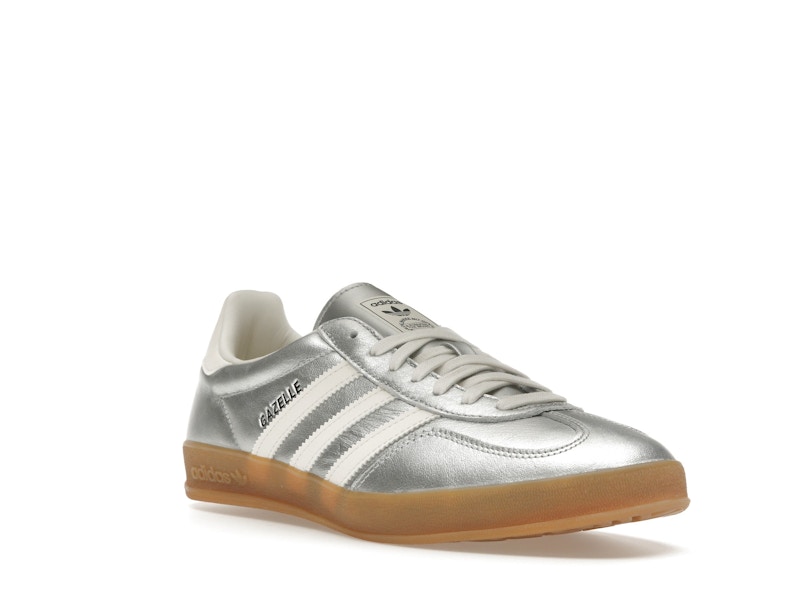 adidas Gazelle Indoor Silver Metallic Core White