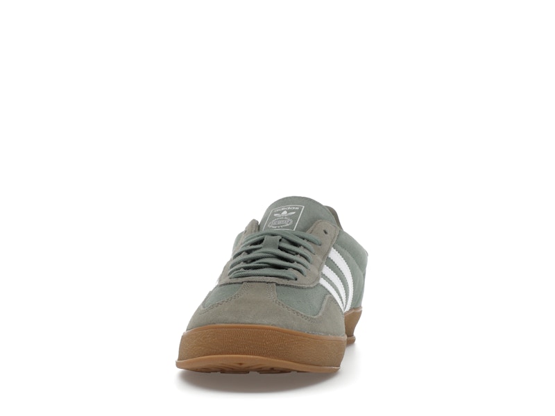 adidas Gazelle Indoor Silver Pebble Silver Green