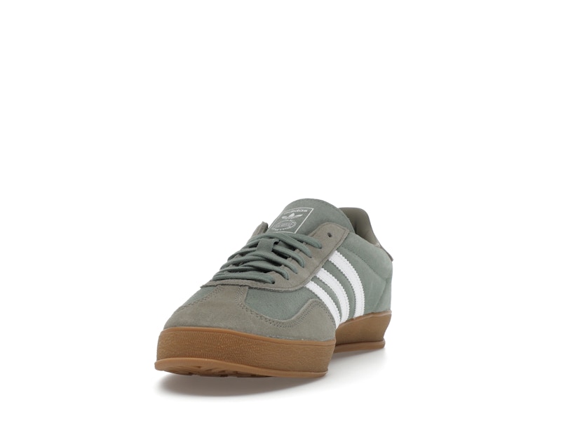 adidas Gazelle Indoor Silver Pebble Silver Green