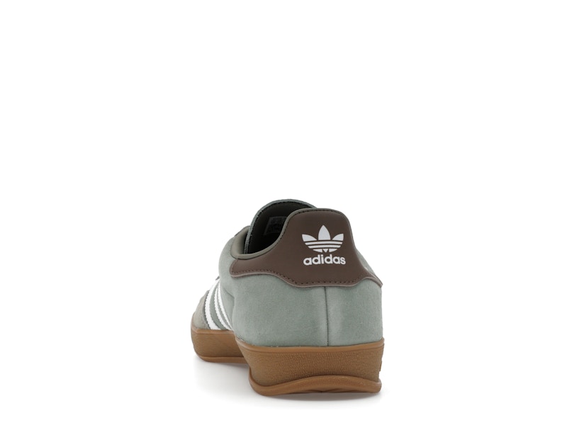 adidas Gazelle Indoor Silver Pebble Silver Green