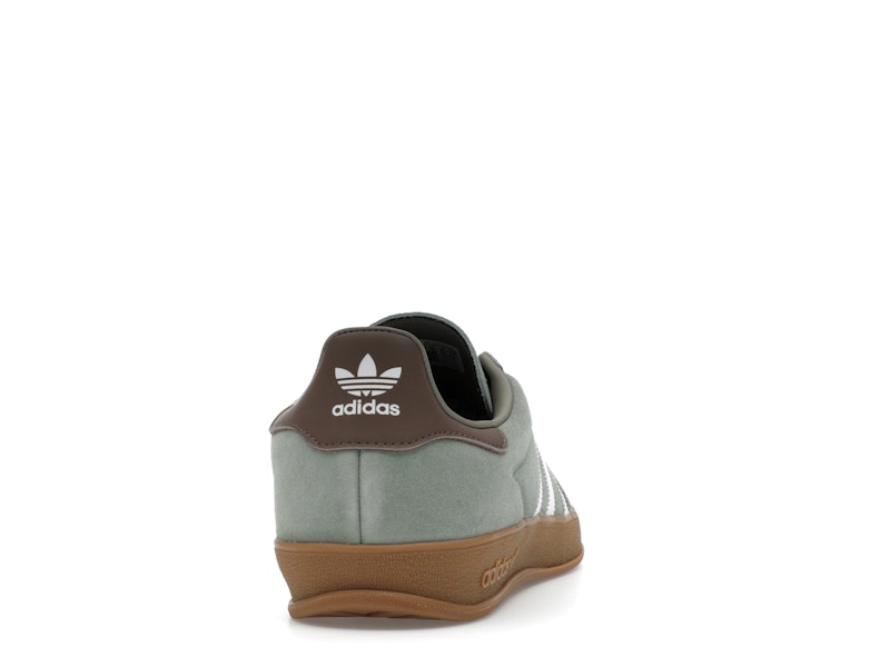 adidas Gazelle Indoor Silver Pebble Silver Green