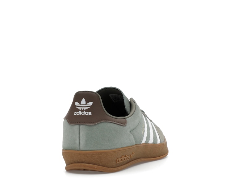 adidas Gazelle Indoor Silver Pebble Silver Green