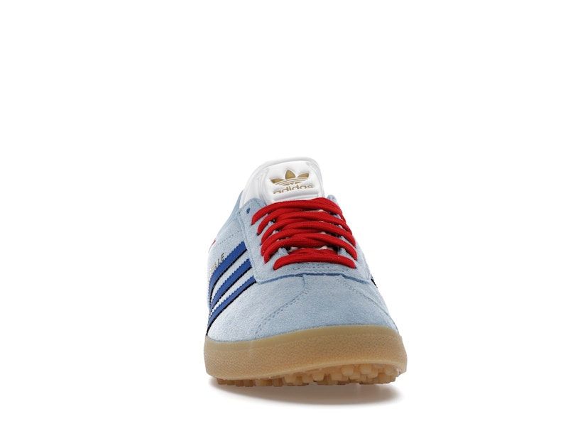 adidas Gazelle Spikeless Golf Clear Sky Royal Better Scarlet