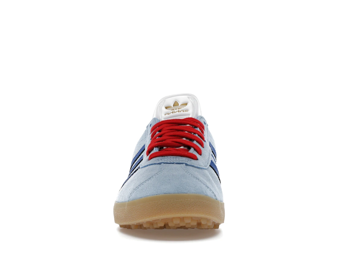 adidas Gazelle Spikeless Golf Clear Sky Royal Better Scarlet