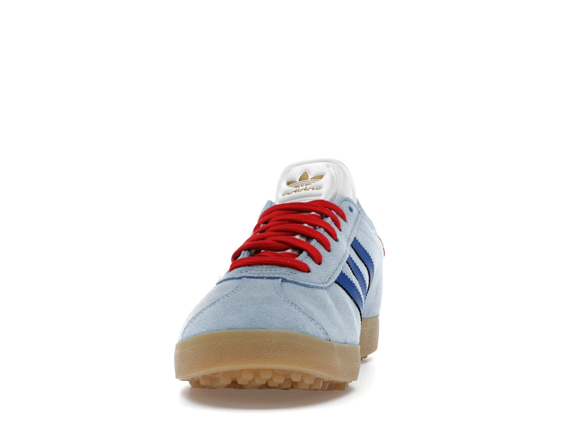 adidas Gazelle Spikeless Golf Clear Sky Royal Better Scarlet