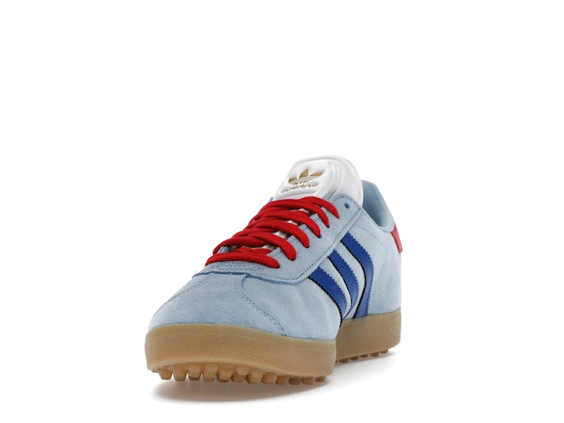 adidas Gazelle Spikeless Golf Clear Sky Royal Better Scarlet