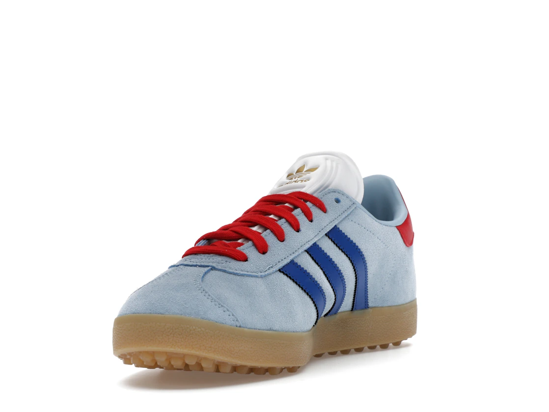 adidas Gazelle Spikeless Golf Clear Sky Royal Better Scarlet