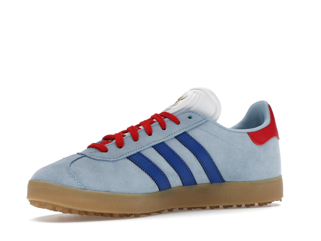 adidas Gazelle Spikeless Golf Clear Sky Royal Better Scarlet