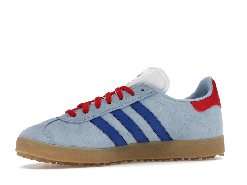 adidas Gazelle Spikeless Golf Clear Sky Royal Better Scarlet