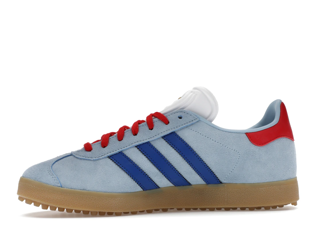 adidas Gazelle Spikeless Golf Clear Sky Royal Better Scarlet