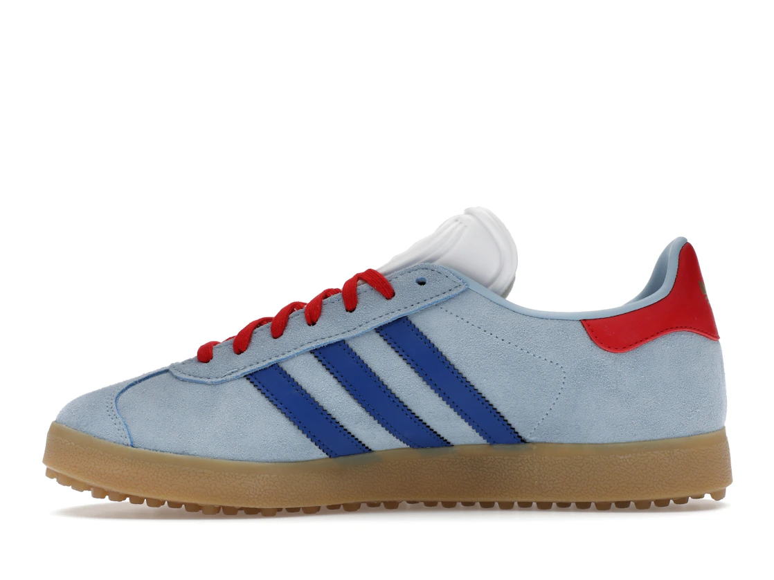adidas Gazelle Spikeless Golf Clear Sky Royal Better Scarlet