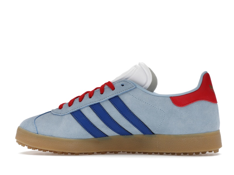 adidas Gazelle Spikeless Golf Clear Sky Royal Better Scarlet