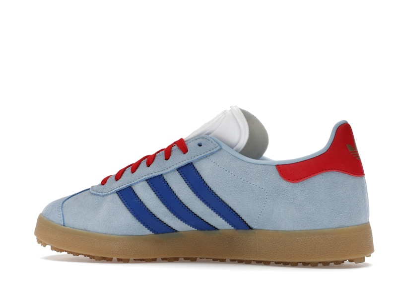 adidas Gazelle Spikeless Golf Clear Sky Royal Better Scarlet