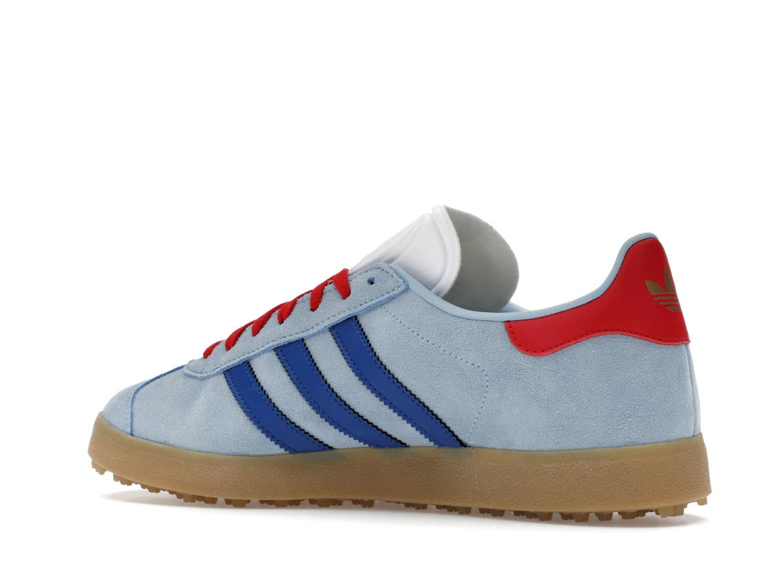adidas Gazelle Spikeless Golf Clear Sky Royal Better Scarlet