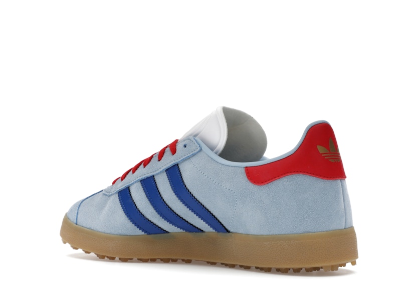 adidas Gazelle Spikeless Golf Clear Sky Royal Better Scarlet