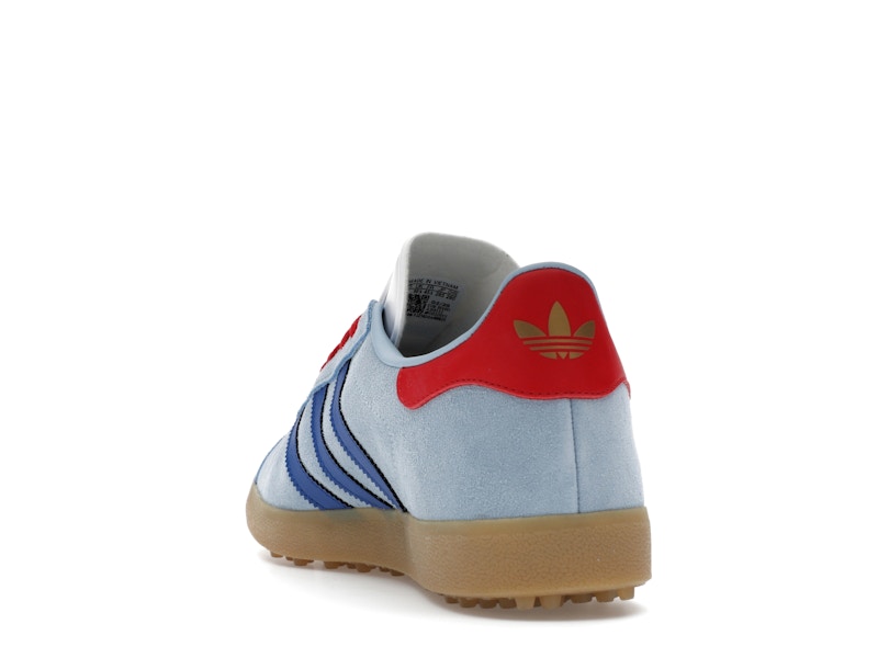adidas Gazelle Spikeless Golf Clear Sky Royal Better Scarlet