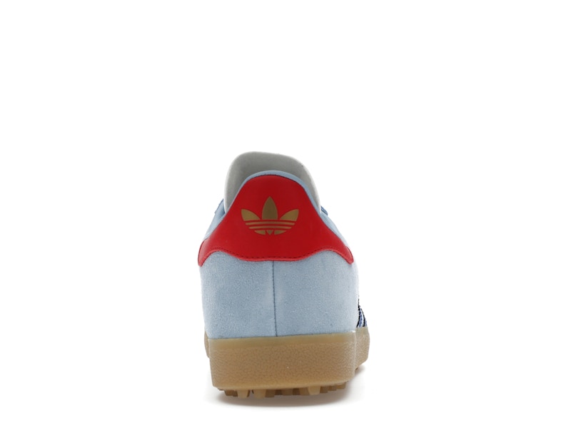 adidas Gazelle Spikeless Golf Clear Sky Royal Better Scarlet