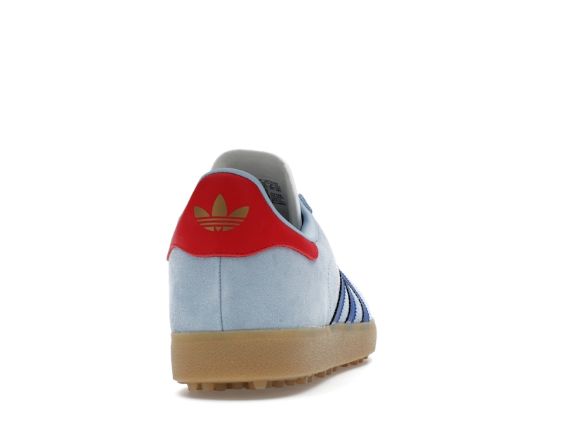 adidas Gazelle Spikeless Golf Clear Sky Royal Better Scarlet