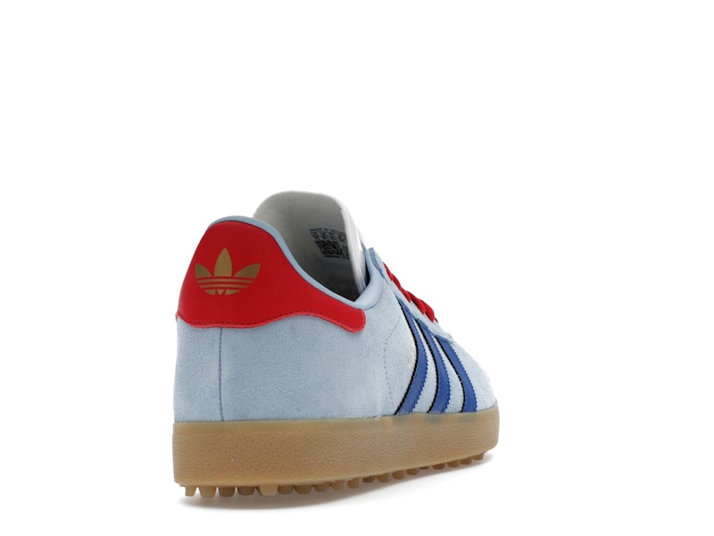 adidas Gazelle Spikeless Golf Clear Sky Royal Better Scarlet