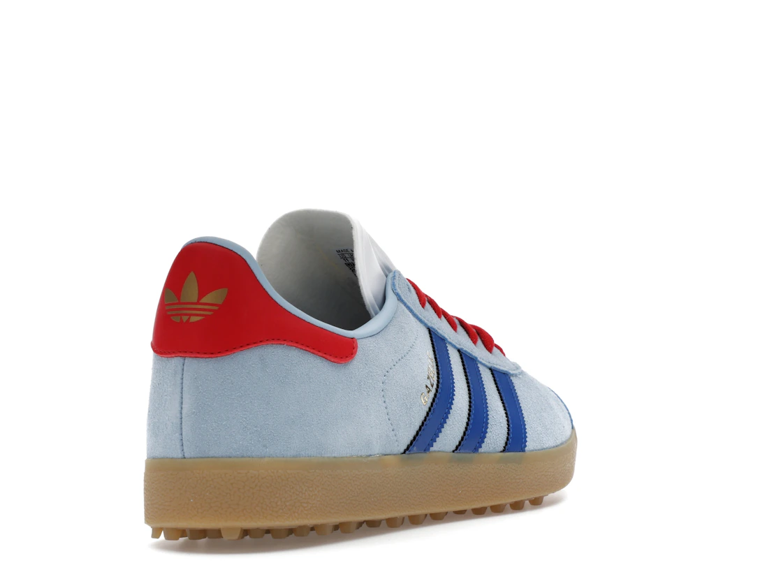 adidas Gazelle Spikeless Golf Clear Sky Royal Better Scarlet