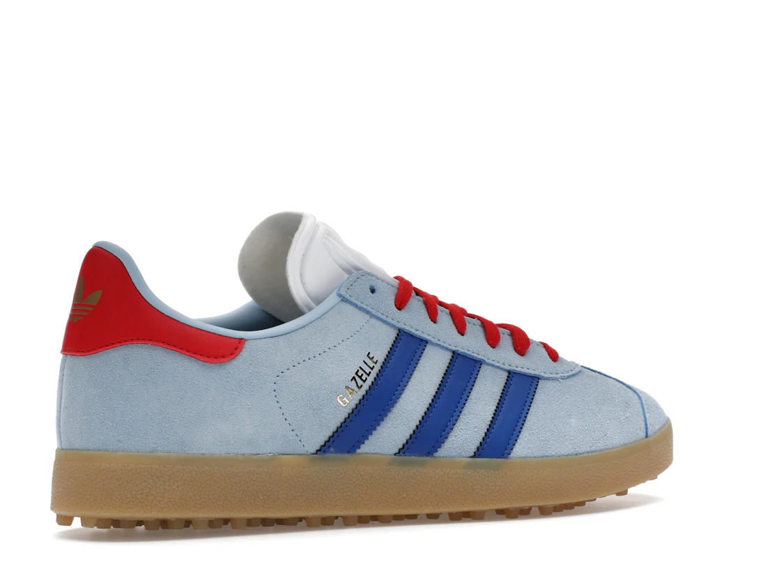 adidas Gazelle Spikeless Golf Clear Sky Royal Better Scarlet