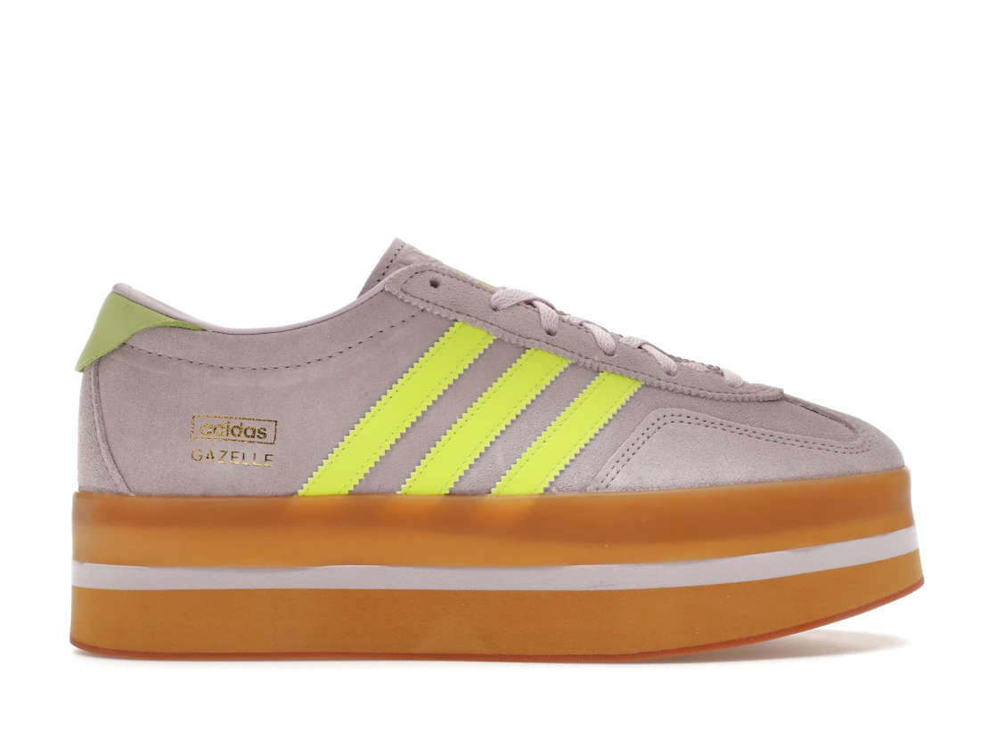 adidas Gazelle Stack Ice Lavender Solar Yellow Gum (Women's)