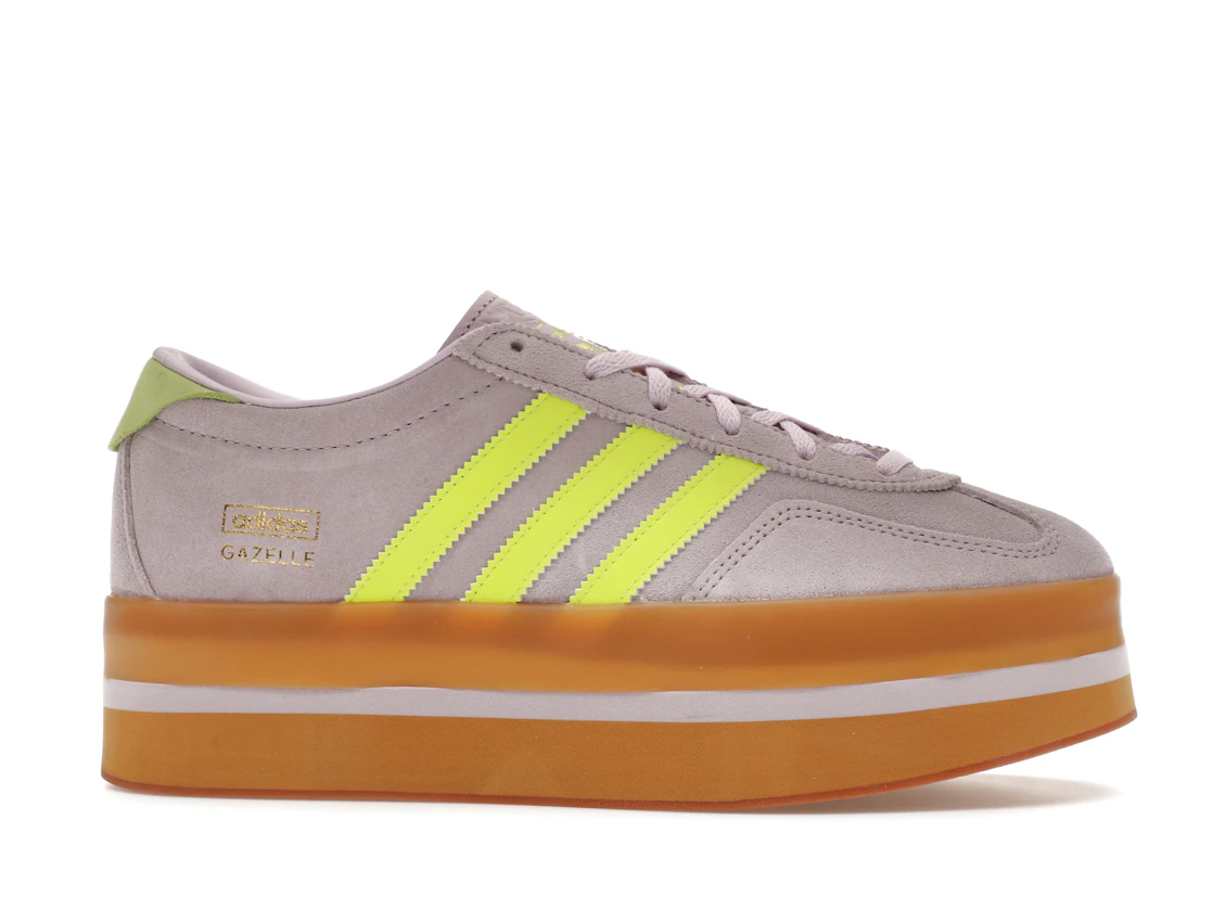 adidas Gazelle Stack Ice Lavender Solar Yellow Gum (Women's)